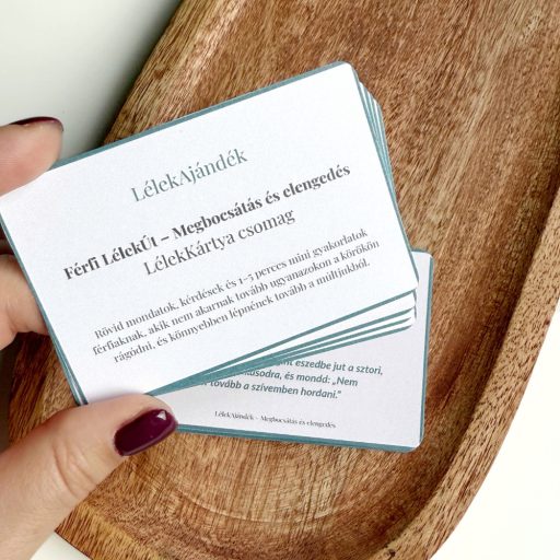 férfi megbocsátás elengedés lélekkártya csomag