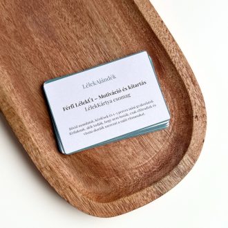 férfi motiváció kitartás lélekkártya csomag