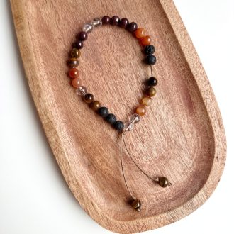 férfi motiváció kitartás léleklánc mini mala ásvány