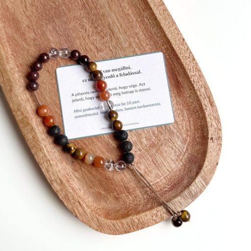 férfi motiváció kitartás léleklánc mini mala ásvány
