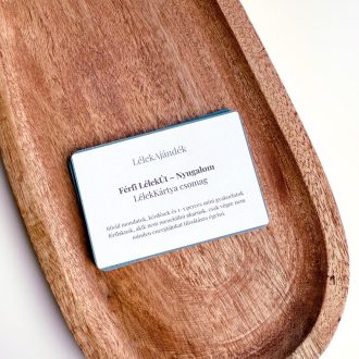 férfi nyugalom lélekkártya csomag