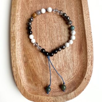 férfi nyugalom léleklánc mini mala ásvány