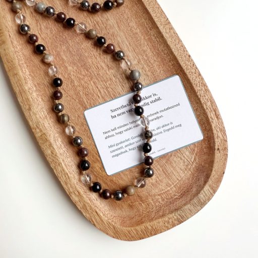 férfi szeretet ásvány nyaklánc