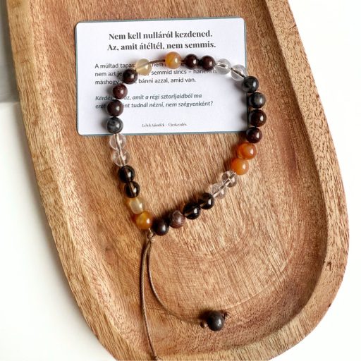 férfi újrakezdés léleklánc mini mala ásvány