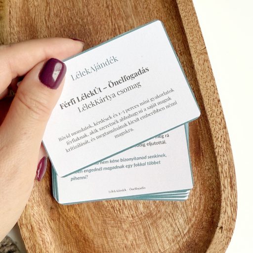férfi önelfogadás lélekkártya csomag