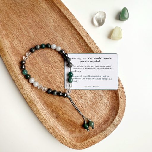férfi önelfogadás léleklánc mini mala ásvány