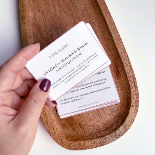 női motiváció kitartás lélekkártya csomag