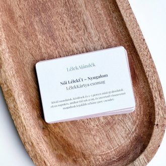 női nyugalom lélekkártya csomag