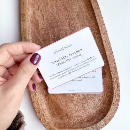 női nyugalom lélekkártya csomag