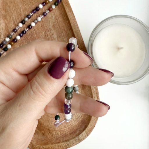 női nyugalom léleklánc mini mala