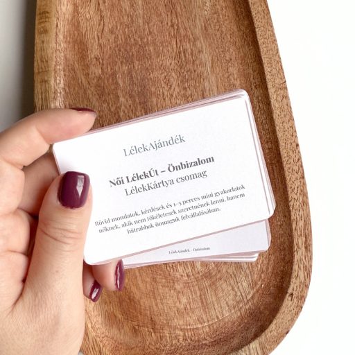 női önbizalom lélekkártya csomag