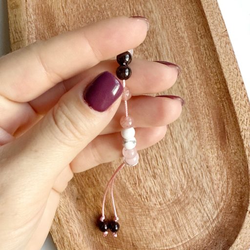 női szeretet léleklánc mini mala ásvány